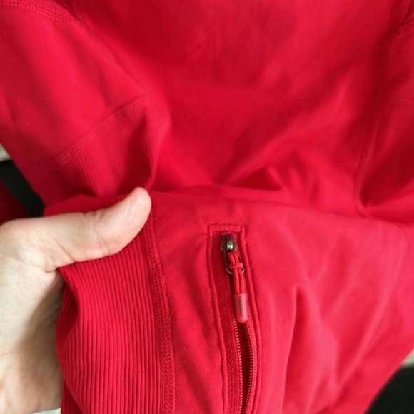 Lululemon Run Jacket M Current Red EXC 6-8 - Picture 7 of 15